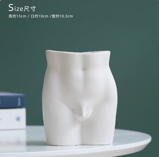 Human Body Shape Flower Vase