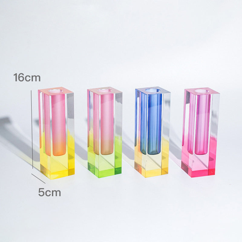 Nordische Square Vase verschiedene Farben