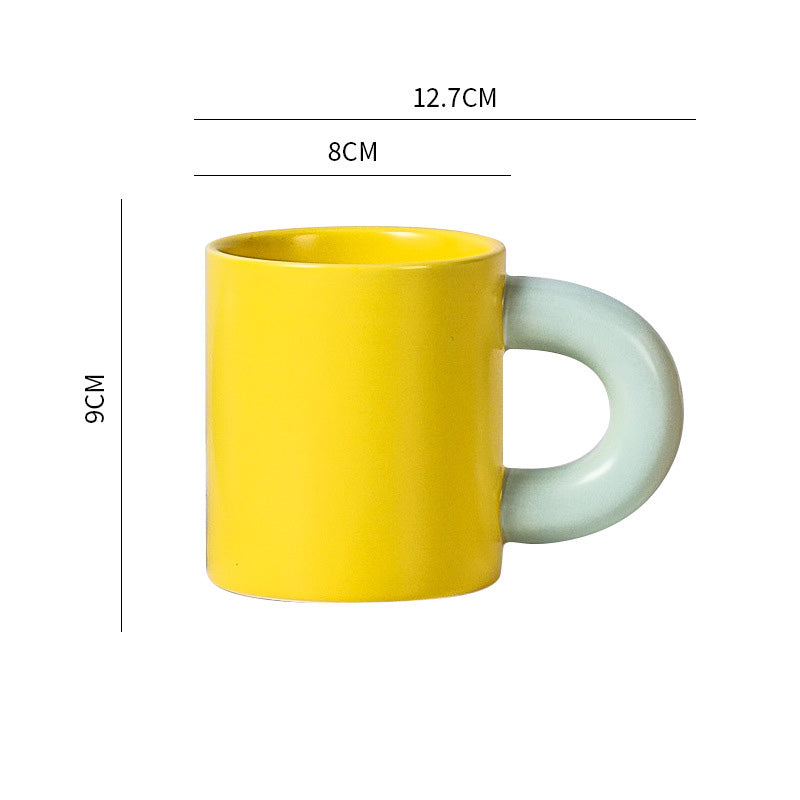 Coffee Cup with thick handle