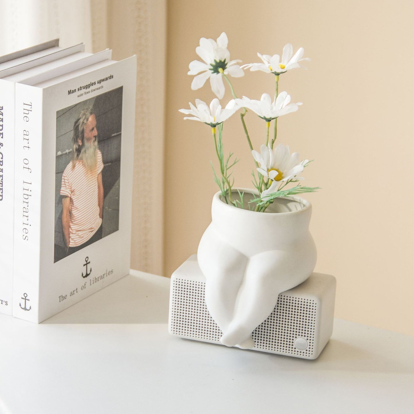 Human Body Shape Flower Vase