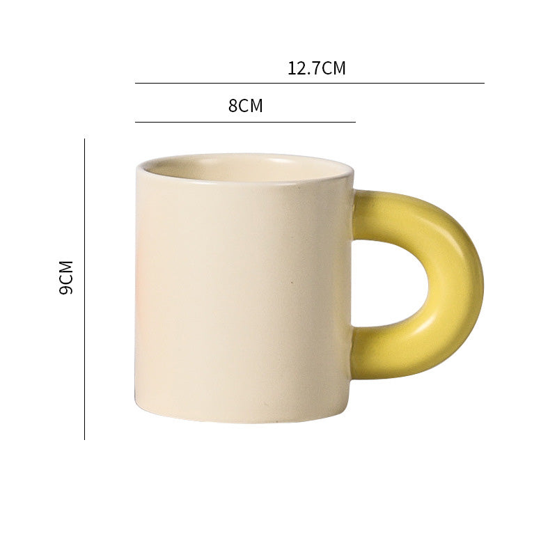 Coffee Cup with thick handle