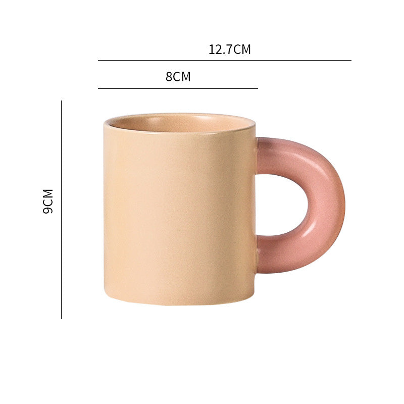 Coffee Cup with thick handle
