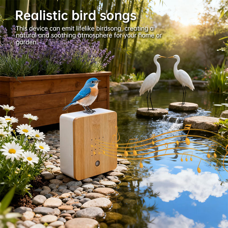 Box mit Vogelgezwitscher